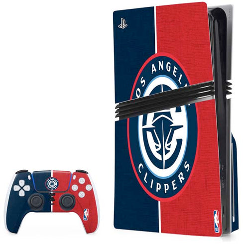 NBA LA Clippers Canvas PlayStation PS5 Skins