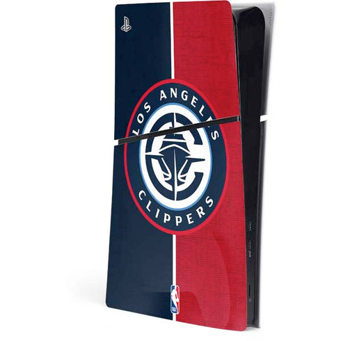 NBA LA Clippers Canvas PS5 Slim Digital Edition Console Skin