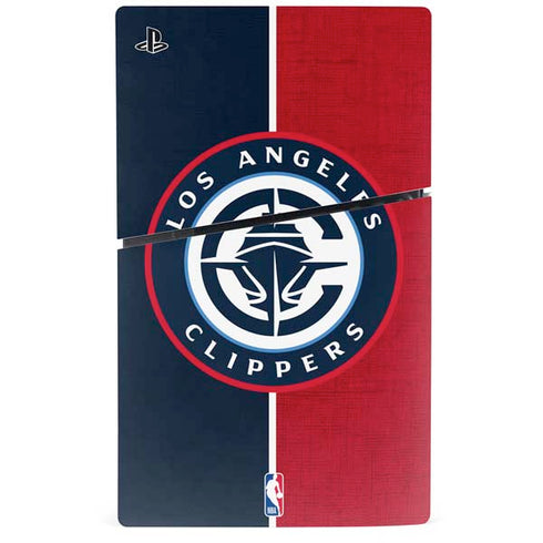 NBA LA Clippers Canvas PS5 Slim Digital Edition Console Skin
