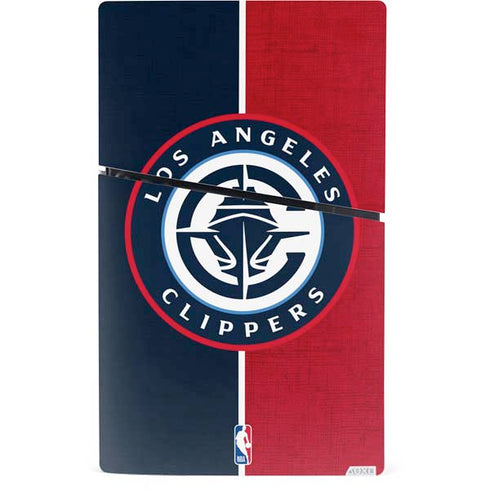 NBA LA Clippers Canvas PS5 Slim Digital Edition Console Skin