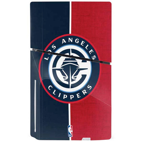 NBA LA Clippers Canvas PS5 Slim Disk Console Skin