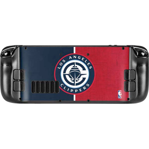 NBA LA Clippers Canvas Steam Deck Handheld Gaming Computer OLED Skin