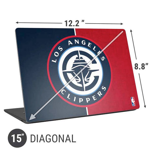 NBA LA Clippers Canvas Universal Laptop 15in (12.2 x 8.8in) Skin