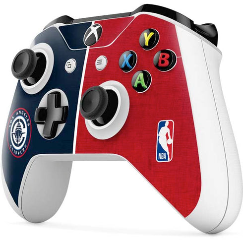 NBA LA Clippers Canvas Xbox One S Controller Skin