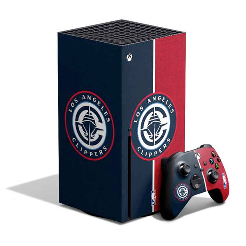 NBA LA Clippers Canvas Xbox Series X Bundle Skin