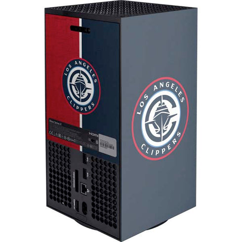 NBA LA Clippers Canvas Xbox Series X Console Skin