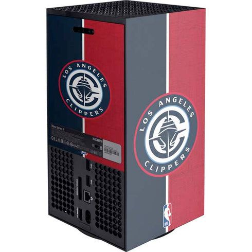 NBA LA Clippers Canvas XBox Series X Digital Edition Console Skin