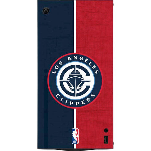 NBA LA Clippers Canvas XBox Series X Digital Edition Console Skin