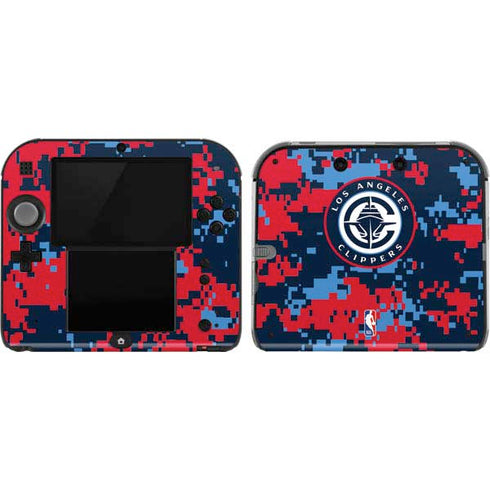 NBA LA Clippers Digi Camo Nintendo Skins
