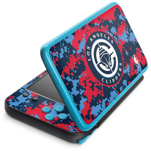 NBA LA Clippers Digi Camo Nintendo 2DS XL (2017) Skin