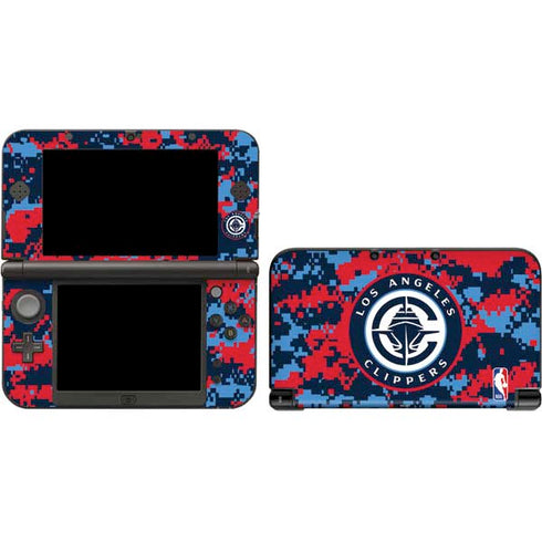 NBA LA Clippers Digi Camo 3DS XL 2015 Skin