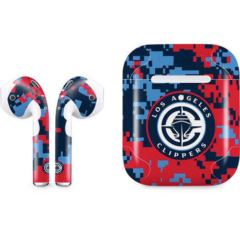 NBA LA Clippers Digi Camo Apple AirPods 2 Skin