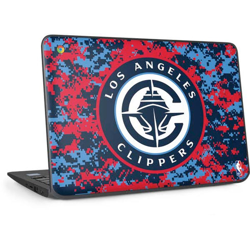 NBA LA Clippers Digi Camo HP Chromebook Skin