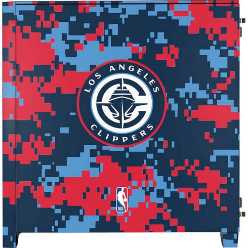NBA LA Clippers Digi Camo Corsair 4000D Tempered Glass Mid-Tower ATX Case Skin