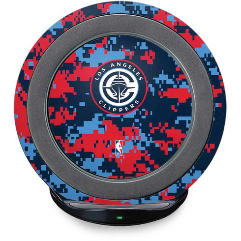 NBA LA Clippers Digi Camo Fast Charge Wireless Charging Stand Skin