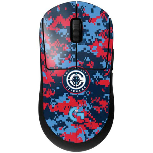 NBA LA Clippers Digi Camo G Pro Wireless Gaming Mouse Skin