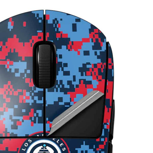 NBA LA Clippers Digi Camo G Pro Wireless Gaming Mouse Skin