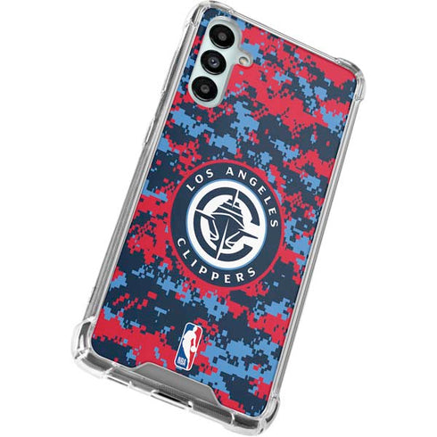 NBA LA Clippers Digi Camo Galaxy A14 5G Clear Case