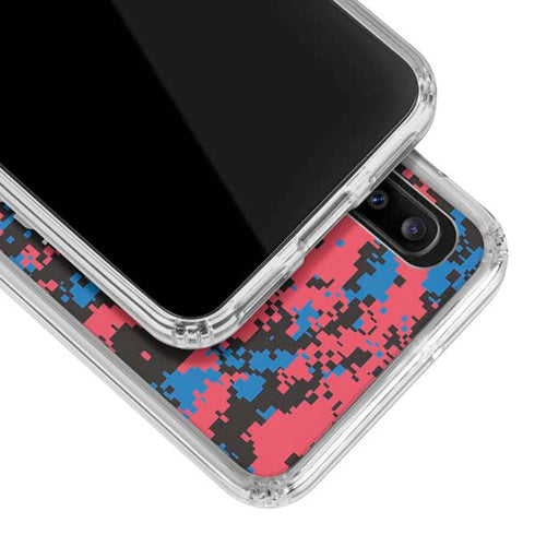 NBA LA Clippers Digi Camo Galaxy A30 Clear Case