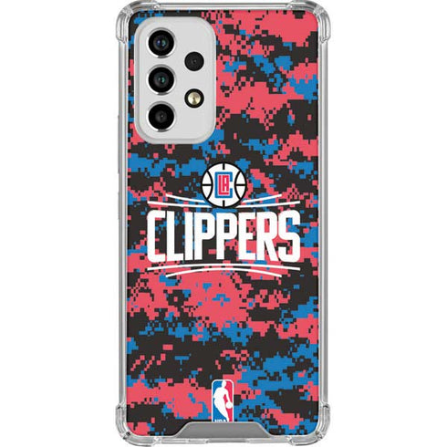 NBA LA Clippers Digi Camo Galaxy A33 5G Clear Case