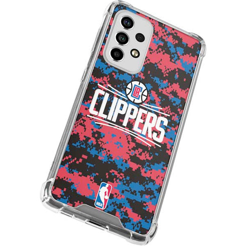 NBA LA Clippers Digi Camo Galaxy A53 5G Clear Case