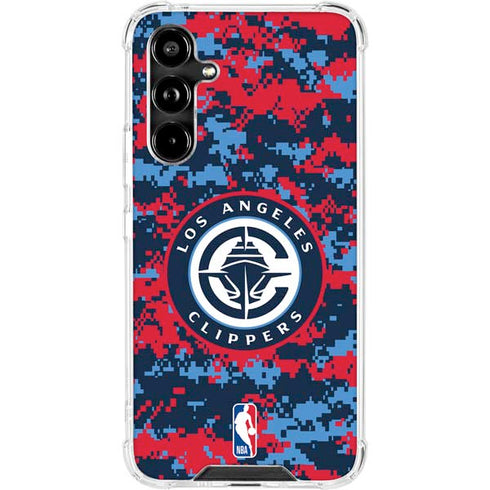 NBA LA Clippers Digi Camo Galaxy A54 5G Clear Case