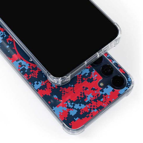 NBA LA Clippers Digi Camo Galaxy A55 5G Clear Case