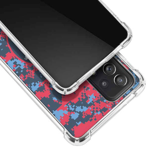 NBA LA Clippers Digi Camo Galaxy A72 5G Clear Case