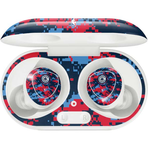 NBA LA Clippers Digi Camo Galaxy Buds Plus Skin