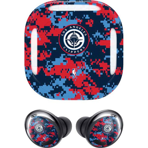 NBA LA Clippers Digi Camo Galaxy Buds Pro Skin
