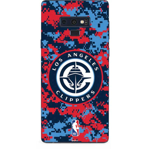 NBA LA Clippers Digi Camo Galaxy Note 9 Skin