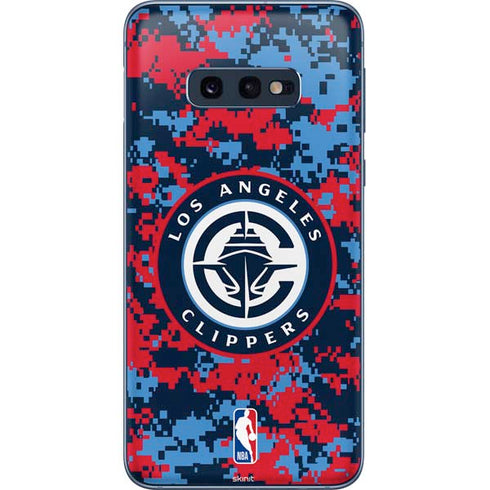 NBA LA Clippers Digi Camo Galaxy S10e Skin