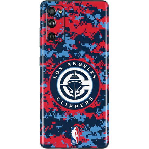 NBA LA Clippers Digi Camo Galaxy S20 Fan Edition Skin