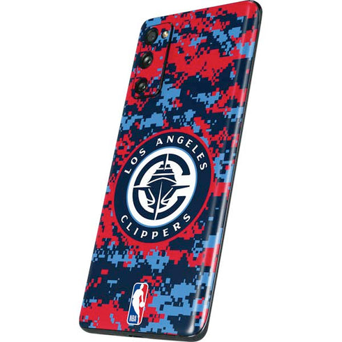 NBA LA Clippers Digi Camo Galaxy S20 Fan Edition Skin