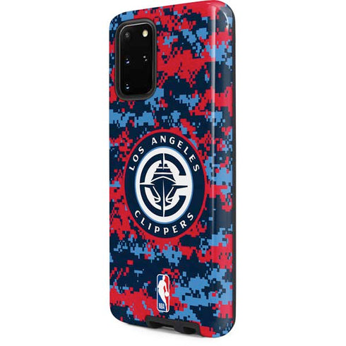 NBA LA Clippers Digi Camo Galaxy S20 Plus Pro Case