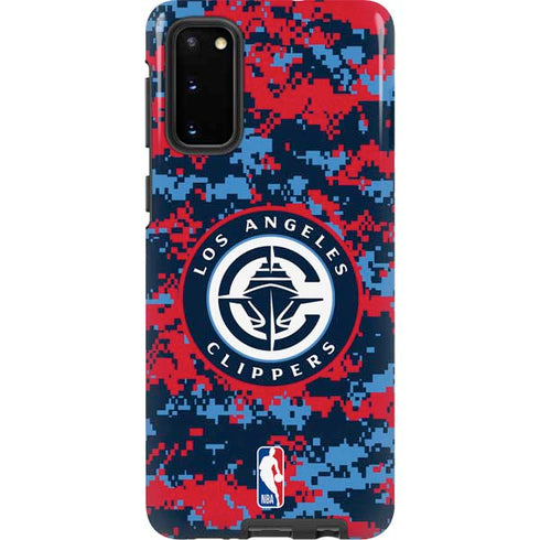 NBA LA Clippers Digi Camo Galaxy S20 Pro Case