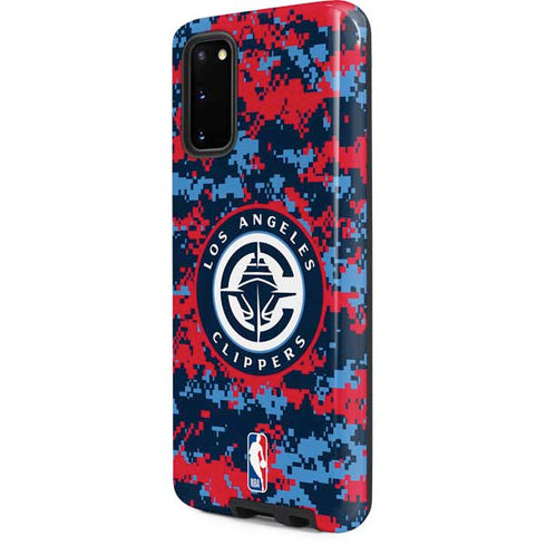 NBA LA Clippers Digi Camo Galaxy S20 Pro Case