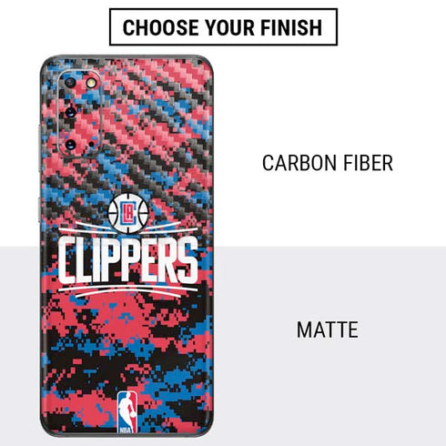 NBA LA Clippers Digi Camo Galaxy S20 Skin