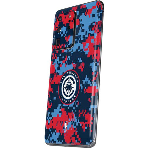 NBA LA Clippers Digi Camo Galaxy S20 Ultra 5G Skin