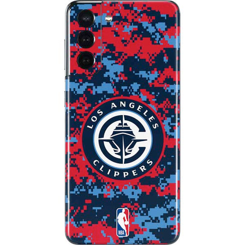 NBA LA Clippers Digi Camo Galaxy S21 5G Skin