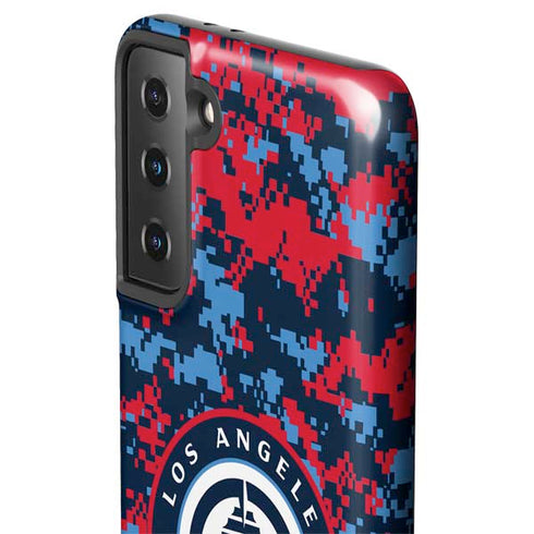 NBA LA Clippers Digi Camo Galaxy S21 FE Pro Case