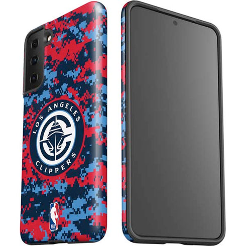 NBA LA Clippers Digi Camo Galaxy S21 FE Pro Case
