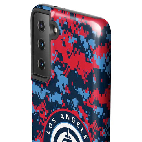 NBA LA Clippers Digi Camo Galaxy S21 Plus 5G Pro Case