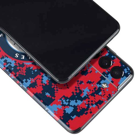 NBA LA Clippers Digi Camo Galaxy S21 Plus 5G Skin