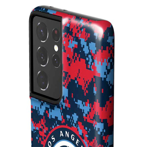 NBA LA Clippers Digi Camo Galaxy S21 Ultra 5G Pro Case