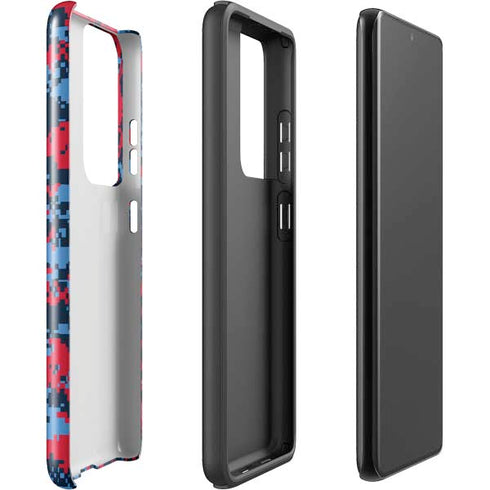 NBA LA Clippers Digi Camo Galaxy S21 Ultra 5G Pro Case