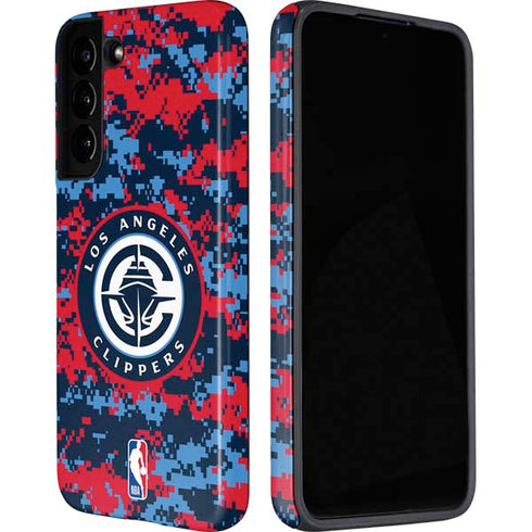 NBA LA Clippers Digi Camo Galaxy S22 Plus Pro Case