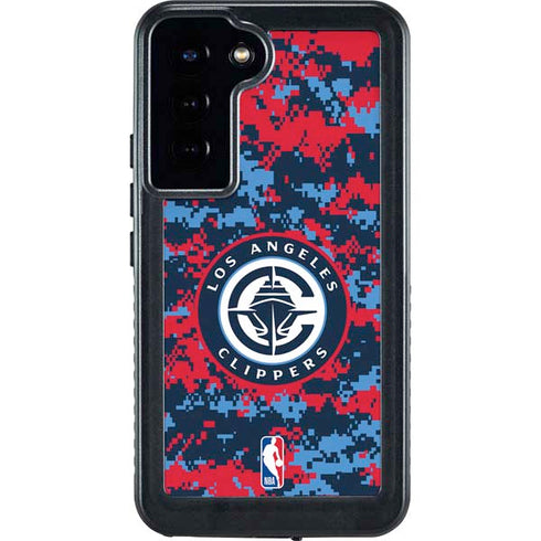 NBA LA Clippers Digi Camo Galaxy S23 Plus Waterproof Case