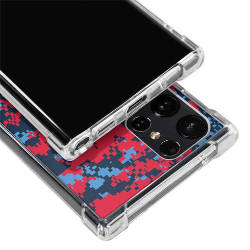 NBA LA Clippers Digi Camo Galaxy S23 Ultra Clear Case