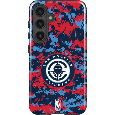 NBA LA Clippers Digi Camo Galaxy S25 Impact Case